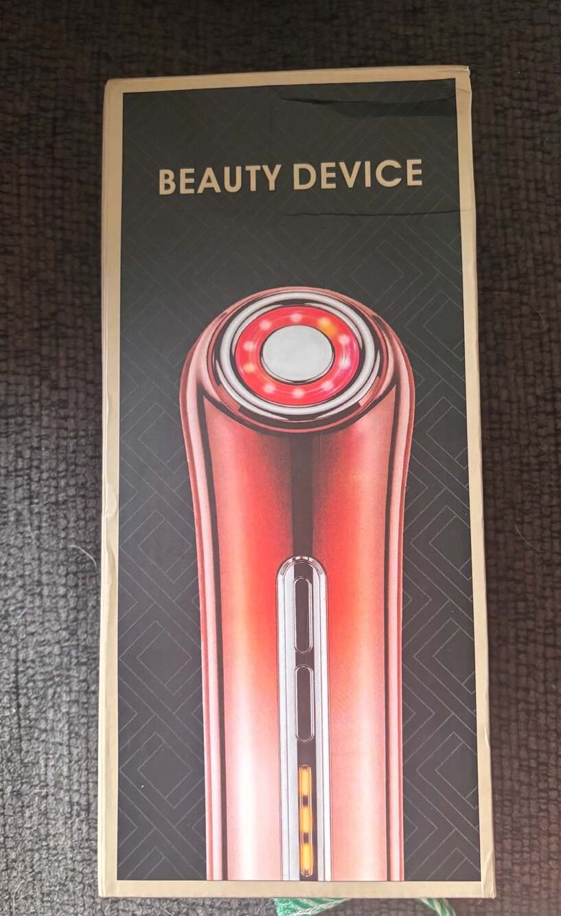 3-In-1 Facial Massager, Red Light Therapy